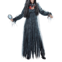 Halloween Corpse Bride Costume with Choker Dark Style Cosplay