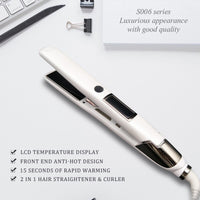 Professional Hair flat iron, Electric Iron, Calcium Carbide Ceramic tools