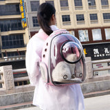 Astronaut Window Bubble Carrying Travel Bag Breathable Space Capsule Transparent Pet Carrier Bag Dog Cat Backpack