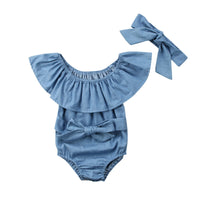 Newborn Baby Girls Bowknot Sleeveless outfit