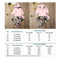 Animal Ear Pink Hoodies Outfit Newborn bby