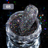 Reflective Glitter Powder Sea Salt Nail Powder Shining Nail Glitter Chrome Pigment Dust Holo Powder Nail Decoration