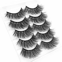 5 Pairs Faux Mink Eyelashes Fluffy Wispy Long Dramatic False Lashes Thick Volume Fake Eyelashes Natural Soft Extension Eyelash - Divine Diva Beauty