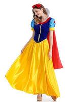 Women Halloween Cartoon Princess Snow White Costume