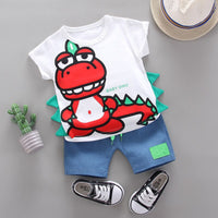 Children Cartoon 2Pc Toddler Casual outfit bby