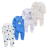 3/4 Pcs Children Boy O-neck Newborn Baby Girls Clothes Full Sleeve Summer Jumper bby