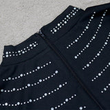 Sexy Diamonds Black Mini Dress plus size avail