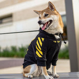 Pet Dog Clothes for French Bulldog Adidog Stripe Pattern