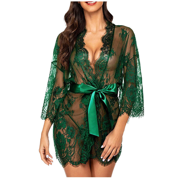 Plus Size Sexy Lingerie Sleepwear robe