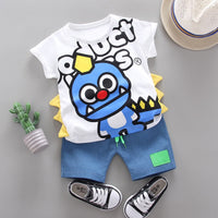 Children Cartoon 2Pc Toddler Casual outfit bby