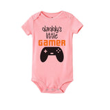 Daddy Little Gamer Newborn Kids Baby Boy Jumper Outfit bby