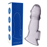 Dildo Silicone Reusable Condoms For Penis Enlargement Thick Penis Sleeve Extender sex toy