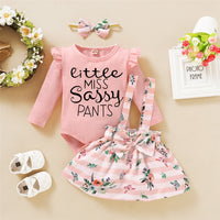 Newborn Floral print Baby Clothes Outfits bby