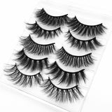 5 Pairs Faux Mink Eyelashes Fluffy Wispy Long Dramatic False Lashes Thick Volume Fake Eyelashes Natural Soft Extension Eyelash - Divine Diva Beauty