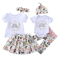 Big/Little Sister Matching Baby Girl outfit bby