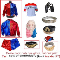 Harley Quinn Girl Suit Cosplay Suicide Team COSTUME