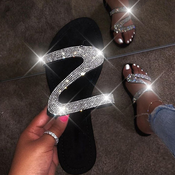 Glitter Slippers Women Summer Sandals shoes