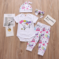 3PC Newborn Baby Boys Girls Clothes Summer Little Wizard Arrived Infant Baby Outfit bby