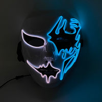 Cosplay Halloween Party Mask Luminous Light up Led Mask EL Wire Neon Glowing Anime Mask Masque Masquerade Masks Horror Mask