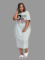 Plus Size avail Casual Party T-shirt Dress