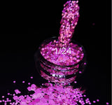 Reflective Nail Sequins Glitter Powder Aurora Very Shining Diamond Micro 1/24 Glitter Pigment 1 mm Dust Manicure Decoration