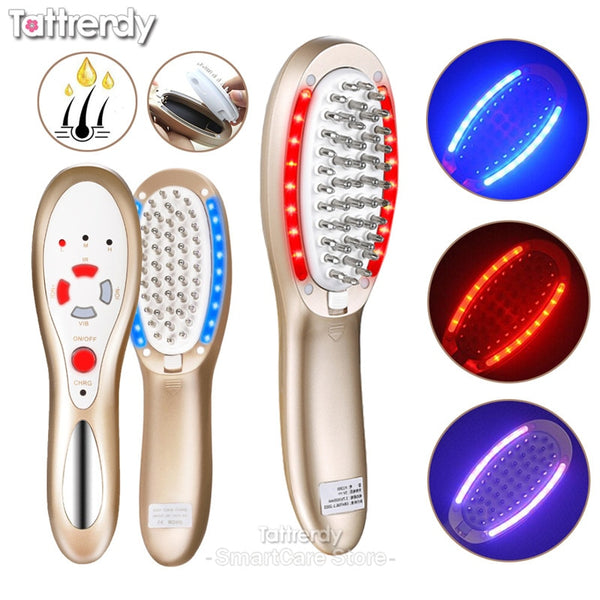 5 in 1 hair growth product scalp treatment spa massage hair brush introduce scalp oil liquid comb thicken hair care phototherapy