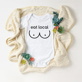 Breastfeeding Eat Local Newborn Baby Onesie Clothes bby