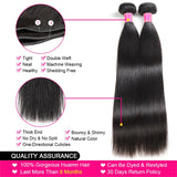 Human Hair Bundles Bone Straight Bundles Brazilian Remy Hair Extensions 1/3/4 Bundle Deals 8-30 inch Hair Weave