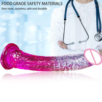 8inch Realistic Dildo Powerful suction cup sex toy