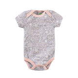 Summer Short Sleeve Newborn Baby Infant Girl Cotton onesies bby