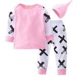 Newborn Baby Girl Clothes Fashion Leopard outfit bby