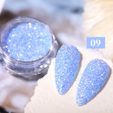 Reflective Glitter Nail Powder Green Red Holographic Nail Art Dust Shinning Chrome Pigment DIY Manicures Decoration