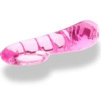 7inch Pink Glass Dildo Tentacle Textured Sex Toy