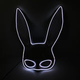 Cosplay Halloween Party Mask Luminous Light up Led Mask EL Wire Neon Glowing Anime Mask Masque Masquerade Masks Horror Mask