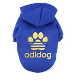 Winter pet dog clothes letter dog Hoodie design Cool dog Pullover