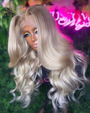 Ash Blonde Human Hair Wigs 613 Hd Transparent Lace Front Human Hair Wig Body Wave Lace Front Wig Bleached Knots 613