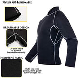 menswear Hot Sweat Weight Loss Shapewear Fitness Neoprene Body Shaper Sauna Jacket Suit Training