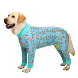 pet Fashion Printed Big Dog Pajamas Cotton Contains Shedding Hair