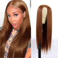 Lace Wigs Long Straight Hair  Lime Green Color Wigs  Women Synthetic Lace Wigs with Natural Hairline