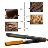 Professional Hair iron curved Curler Titanium Ceramic Heating Plate Flat Iron Hair Styling