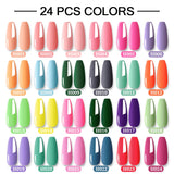 10/24/30/40/60 Multiple Colour Gel Nail Polish 80 Colors Semi Permanent UV Led Gel Varnish Soak Off Nail Lacquer