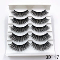 5 Pairs Faux Mink Eyelashes Fluffy Wispy Long Dramatic False Lashes Thick Volume Fake Eyelashes Natural Soft Extension Eyelash - Divine Diva Beauty