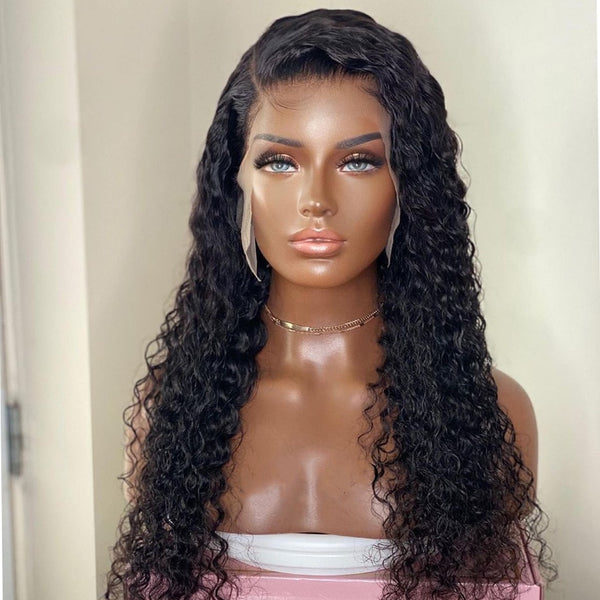 Water Wave Lace Front Wig 13x6 Lace Front Human Hair Wigs 30 34 Inch Hd 360 Full Lace Wig Deep Wave Frontal Wig
