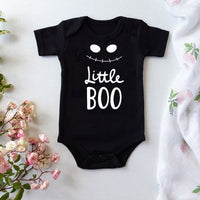 Baby Mommy and Daddys Little Nightmare Print Baby Outfits bby