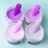 Lavender-colored Acrylic Powder Extension Gel Nail Pigment Dust Professional Nail Art Design Decoration