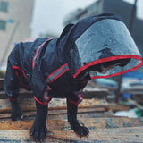 Pet Dog Raincoat Waterproof Detachable Rain Jacket