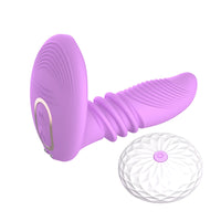 7 Speeds Telescopic Heating Dildo Vibrator Remote Control sex toy