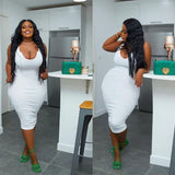 Plus Size avail Club Bodycon Dress