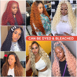 Loose Deep Wave Frontal Wig Hd Transparent Curly Lace Front Human Hair Wigs Glueless Full Water Wave Wet And Wavy Lace Front Wig - Divine Diva Beauty