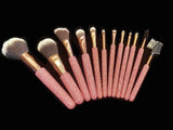 12pcs Diamond-studded makeup brushes - Divine Diva Beauty